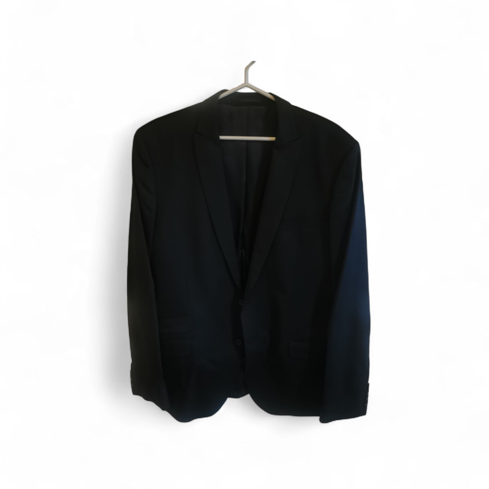 Simons Le 31 Black Wool Blazer Size 44R